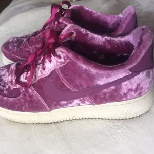 Nike Air Force 1's - Pink Velvet